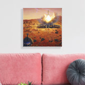 Ein Aufstiegsfahrzeug für Mars 2 Leinwanddruck (Insitu (Wohnzimmer))