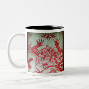 ein Auge, das Sie glauben Zweifarbige Tasse