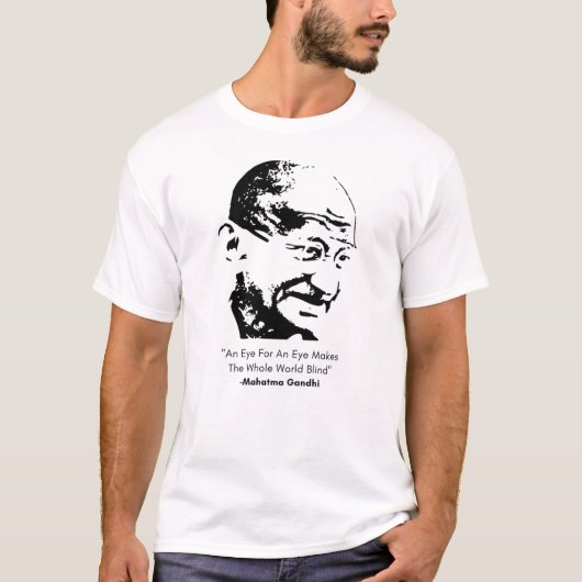 Ein Auge für Auge macht die ganze Welt Blind Maha T-Shirt (Vorderseite)