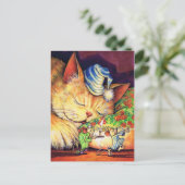 Ein Auge geöffnet Postkarte (Stehend Vorderseite)