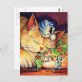 Ein Auge geöffnet Postkarte (Vorne/Hinten)