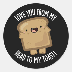 Ein Auge Jack Funny Car Jack Puff Dark BG Runder Aufkleber