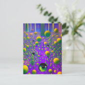 Ein Auge - Ken Gage Surreal Art Postkarte (Stehend Vorderseite)