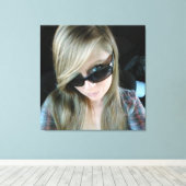 Ein Auge Leinwanddruck (Insitu (Holzboden))