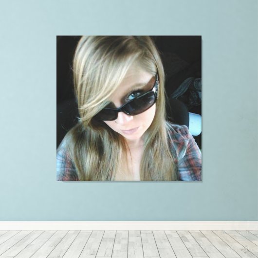 Ein Auge Leinwanddruck (Insitu (Holzboden))