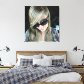 Ein Auge Leinwanddruck (Insitu (Schlafzimmer))