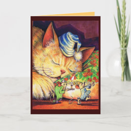 Ein Auge offen Feiertagskarte