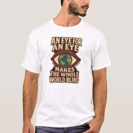 Ein Auge um Auge macht die ganze Welt blind - T-Shirt