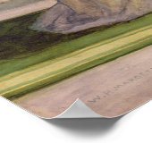 Ein Augenblick der Reflexion, 1909 Poster (Ecke)