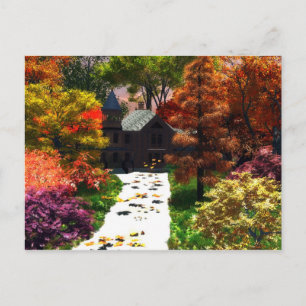 Ein Augenblick des Herbstes Postkarte