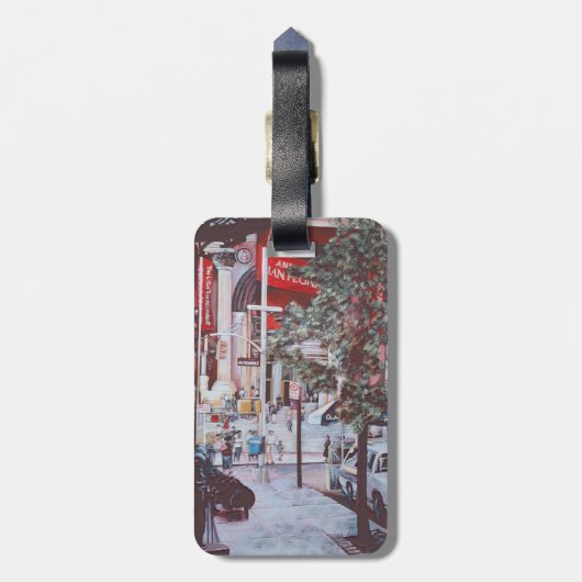 Ein Augenblick Gepäckanhänger (Rückseite vertikal)