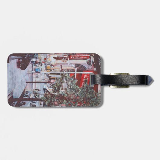 Ein Augenblick Gepäckanhänger (Rückseite horizontal)