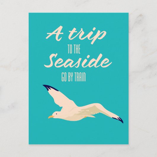 Ein Ausflug ans Meer Postkarte (Vorderseite)