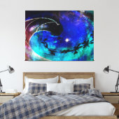 Ein Ausflug ins Wormloch Leinwanddruck (Insitu (Schlafzimmer))