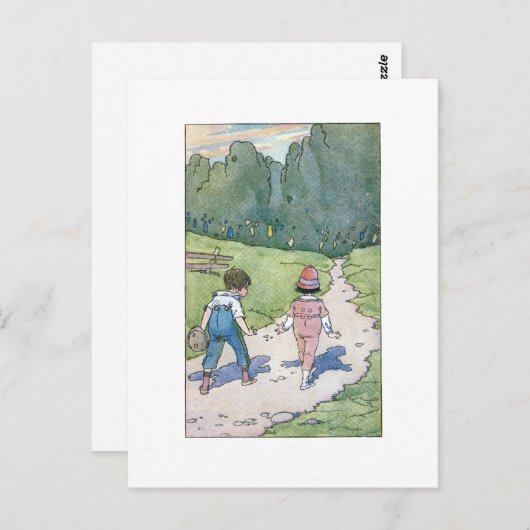 Ein Ausflug Postkarte (Vorne/Hinten)