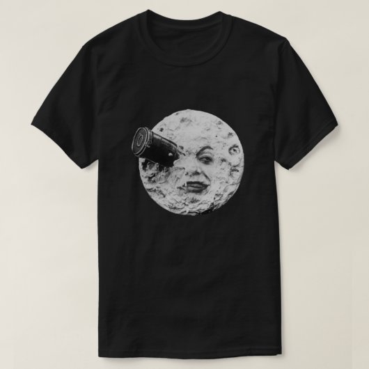Ein Ausflug zum Mond 1902 - Kunstwerk für Wall Art T-Shirt (Design vorne)