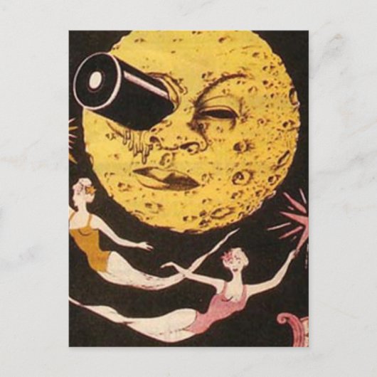 Ein Ausflug zum Moon Movie Poster Postkarte (Vorderseite)