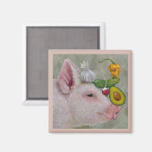 Ein ausgewogener Lunchmagnet Magnet (Vorderseite/Rückseite)