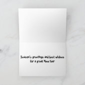 Ein Australisches Weihnachtsfest Feiertagskarte (Innenseite)