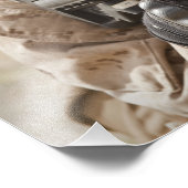 Ein automatischer Waffengunner liefert securi Fotodruck (Ecke)