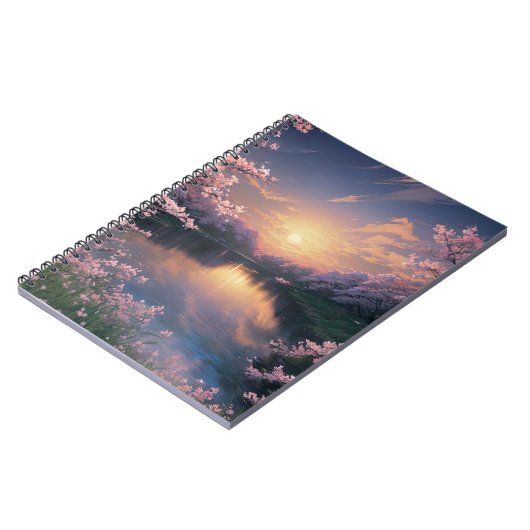 Ein Awash-See Blossom Serenade Notizblock (Linke Seite)