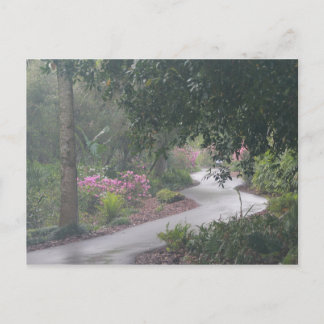 Ein Azaleenweg Postkarte