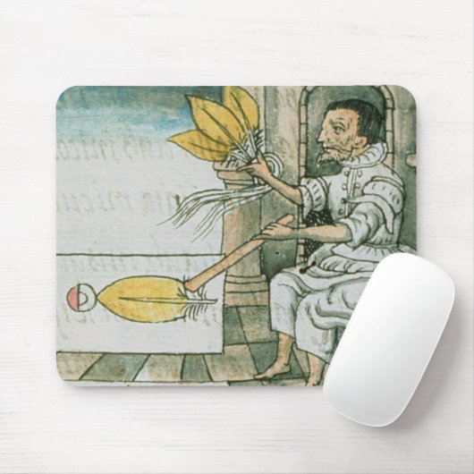 Ein aztekischer Federhandwerker Mousepad (Mit Mouse)