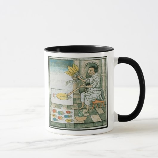Ein aztekischer Federhandwerker Tasse (Rechts)