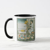 Ein aztekischer Federhandwerker Tasse (Links)