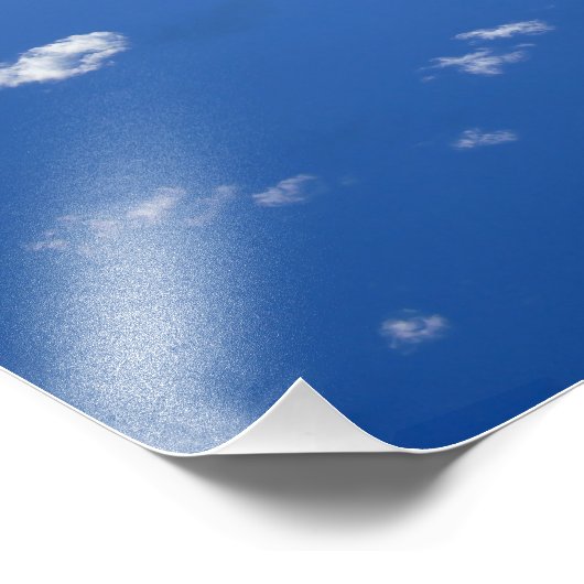 Ein B-2 Geist steigt durch den Himmel Fotodruck (Ecke)