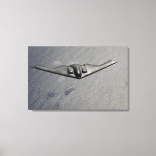 Ein B-2 Spirit fliegt über den Pazifik Leinwanddruck