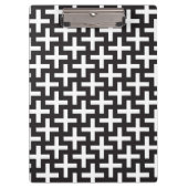 Ein b&w kopiert gemacht mit "plus" Zeichen Klemmbrett (Vorderseite)