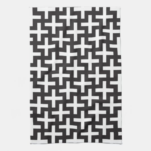 Ein b&w kopiert gemacht mit "plus" Zeichen Küchentuch (Vertikal)