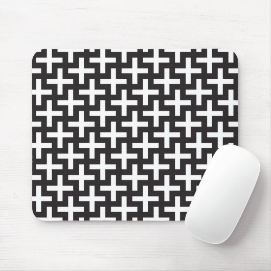 Ein b&w kopiert gemacht mit "plus" Zeichen Mousepad (Mit Mouse)