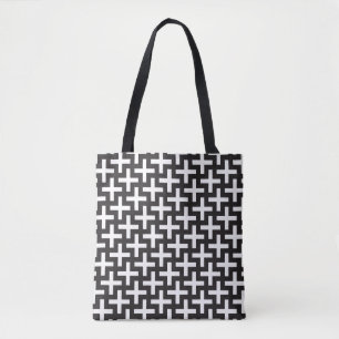 Ein b&w kopiert gemacht mit "plus" Zeichen Tasche