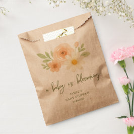 Ein Baby blüht Babydusche Geschenktütchen