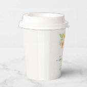 Ein Baby blüht Babyduschpapier Pappbecher (Rechts)