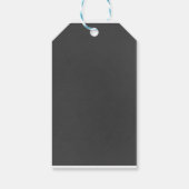 Ein Baby brät BABY-Q Geschenketiketten (Junge) Geschenkanhänger (Rückseite)