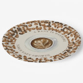 Ein Baby brät Kaffee Baby Dusche Papier Teller (Schrägansicht)