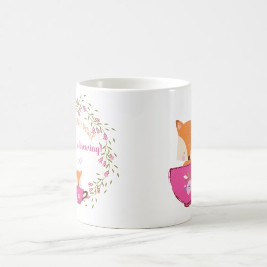 Ein Baby brät Pink Teacup Baby Girl Dusche Kaffeetasse (Mittel)