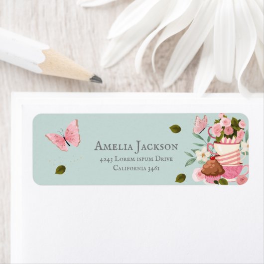 Ein Baby braut Baby Dusche Rückkehradresse (Insitu)