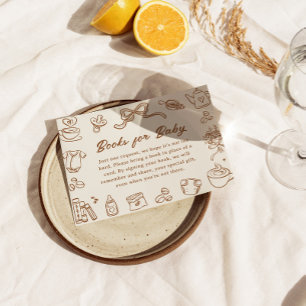 Ein Baby Braut Baby Shower Bücher Für Baby Karte