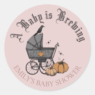 Ein Baby braut Baby Shower Favor Sticker
