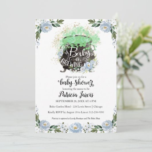 Ein Baby braut Babydusche (Stehend Vorderseite)