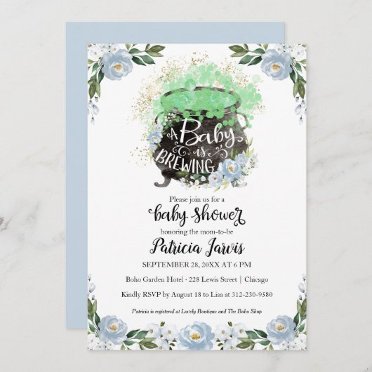 Ein Baby braut Babydusche (Vorne/Hinten)