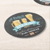 Ein Baby braut Babydusche Untersetzer (Angewinkelt)