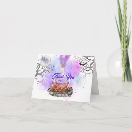 Ein Baby braut - Danke Karten (Vorderseite)