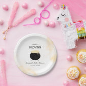 Ein Baby braut eine neutrale Halloween-Kinderdusch Pappteller (Party)