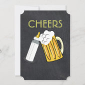 Ein Baby braut Einladung (Rückseite)