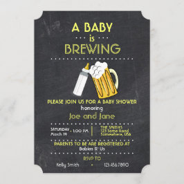 Ein Baby braut Einladung